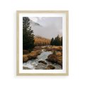 Plakat w ramie 40x50 - W Górskiej Dolinie - artystyczna fotografia, las - rama drewno