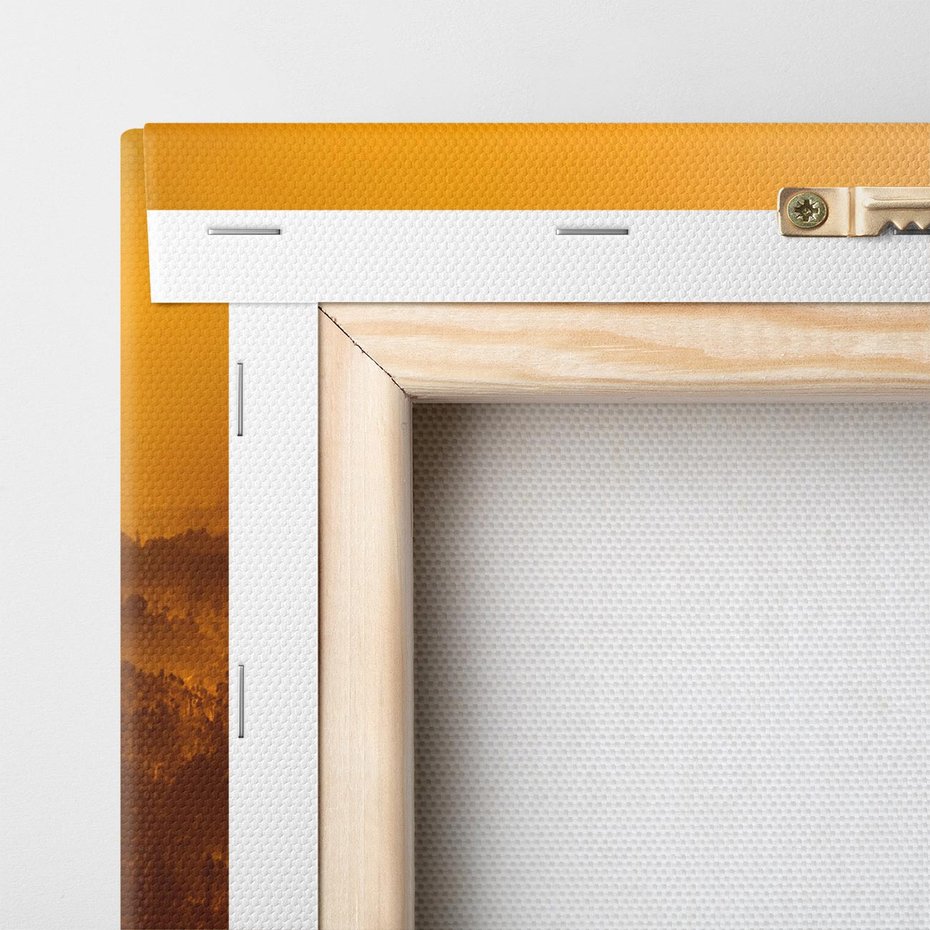 Obraz na płótnie 120x80 - Krajobraz leśny - las, drzewa