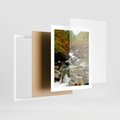 Plakat w ramie 40x50 - Śpiew Strumienia - strumień, górski - rama biała