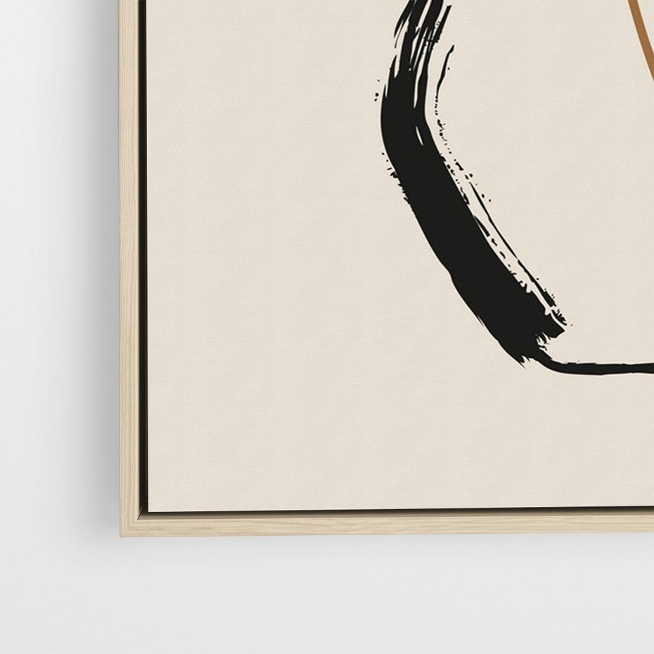 Obraz w ramie 50x70 - Wewnętrzne Opowieści - boho, nowoczesna sztuka - rama drewno