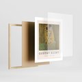 Plakat w ramie 40x50 - Sztuka Klimta - gustav klimt, pocałunek - rama drewno