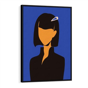 Obraz w ramie 50x70 - Energetyczne Zestawienie - sztuka nowoczesna, plakat - rama czarna