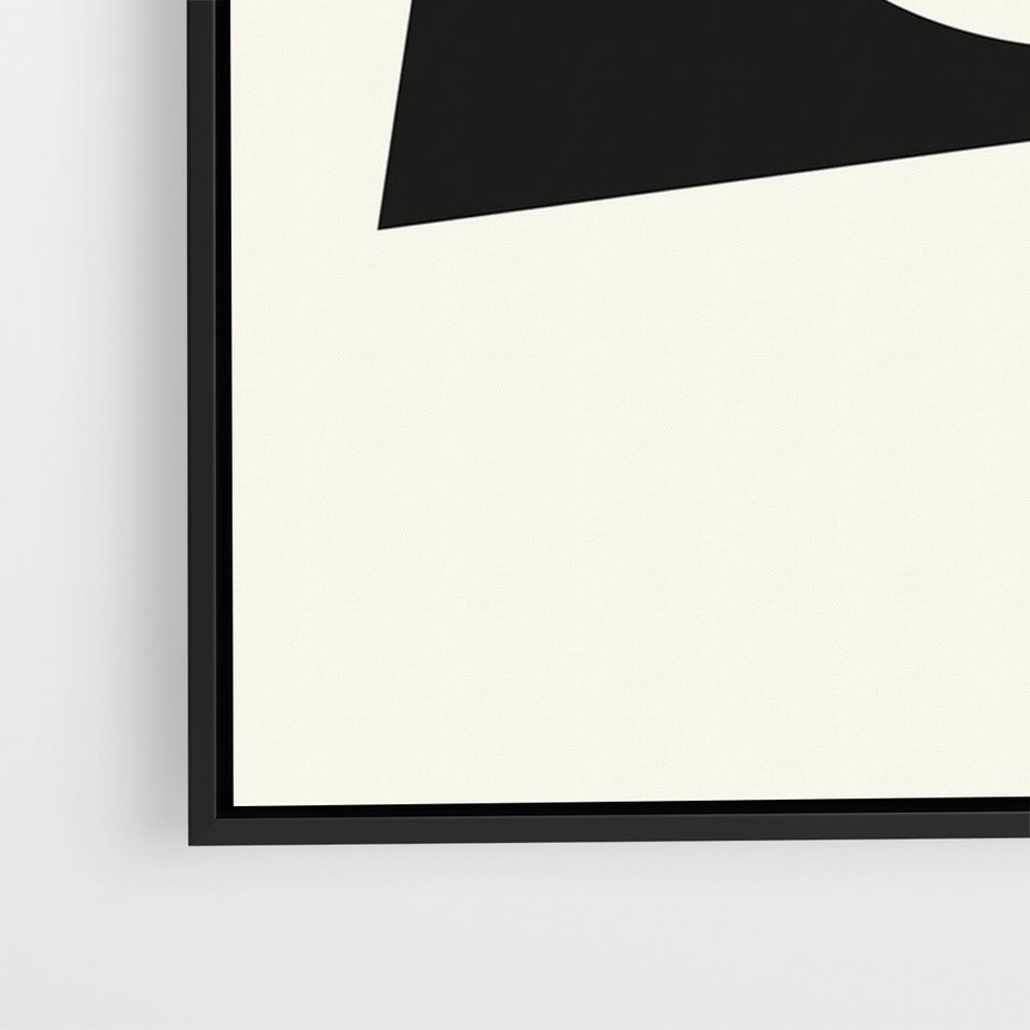 Obraz w ramie 70x100 - Tajemnicze Spektrum - abstrakcyjne kształty, geometria - rama czarna