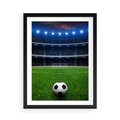 Plakat w ramie 50x70 - Piłka nożna - gol! - piłka nożna, gol - rama czarna