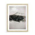 Plakat w ramie 50x70 - Zimowa Wielkość - górski krajobraz, zima w górach - rama drewno