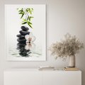Plakat bez ramy 30x40 - Orchidea w Spa - spa, orchidea