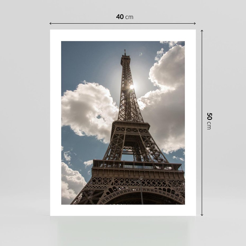 Plakat bez ramy 40x50 - Magia Wieży Eiffla - wieża, Eiffla