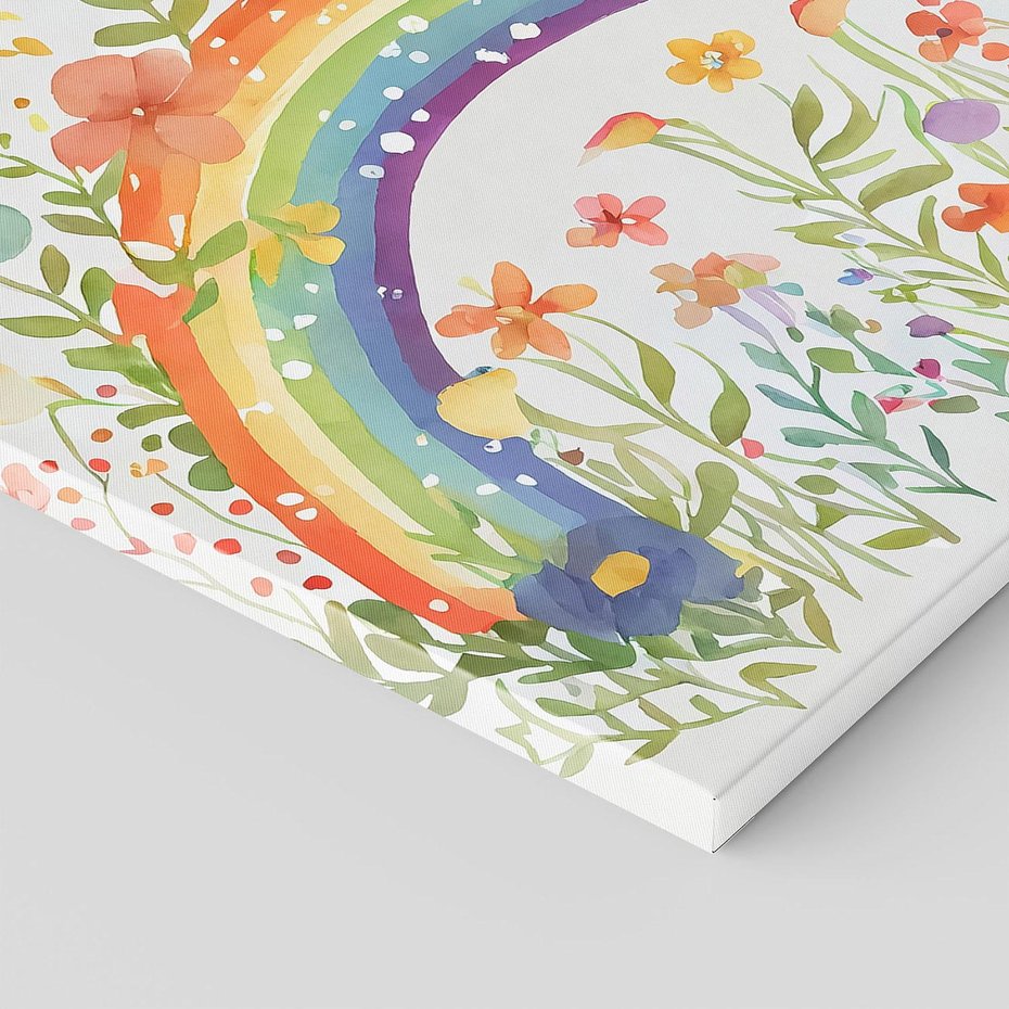 Obraz na płótnie 40x40 - Królestwo Marzeń - obraz do pokoju dziecka, dziewczynki