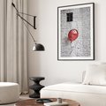 Plakat bez ramy 30x40 - Mur Balonów - mur, balon