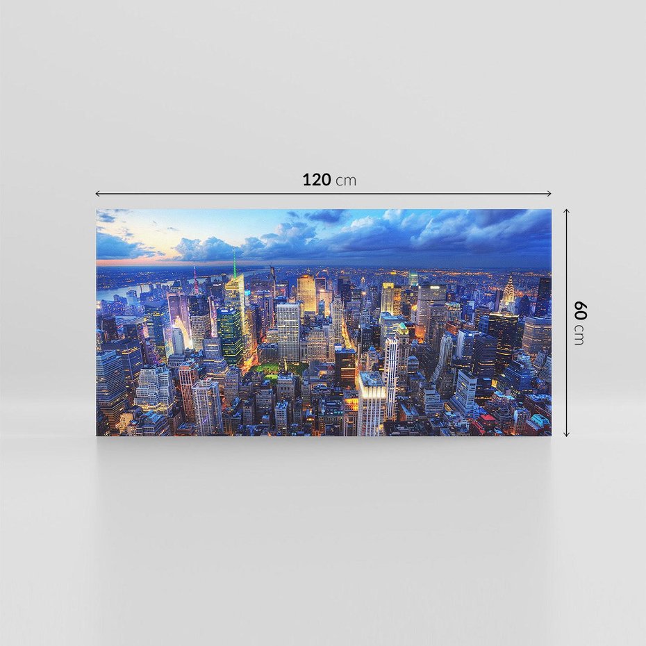 Obraz na płótnie 120x60 - Energia wielkiego miasta - Nowy Jork, NY