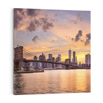 Obraz na płótnie 40x40 - Nowy Jork: Miasto niekończących się możliwości - Nowy Jork, USA