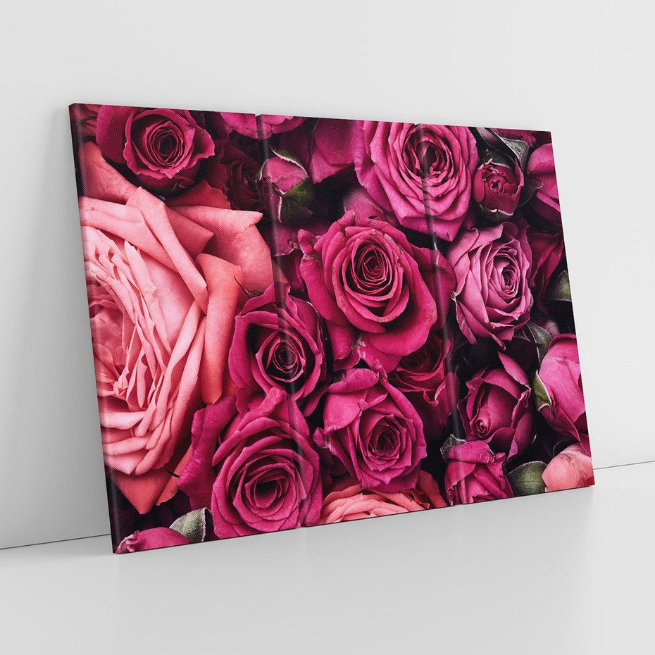 Obraz na płótnie 120x80 - Róże - piękno kwiatów - róże, kwiaty