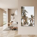 Obraz na płótnie 80x120 - Palmy - tęsknota za Hawajami - palmy, Hawaje