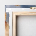 Obraz na płótnie 80x80 - Siła i elegancja - konie, galop