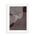 Plakat w ramie 50x70 - Obce Odcienie - mroczny plakat, nowoczesne wnętrza - rama biała