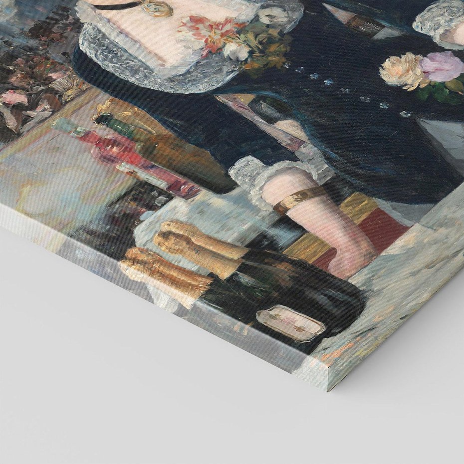 Obraz na płótnie 50x50 - "Bar w Folies-Bergère" (1882) Edouard Manet - Reprodukcja - reprodukcja, obraz na płótnie