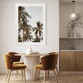 Plakat bez ramy 30x40 - Palmy - tęsknota za Hawajami - palmy, Hawaje
