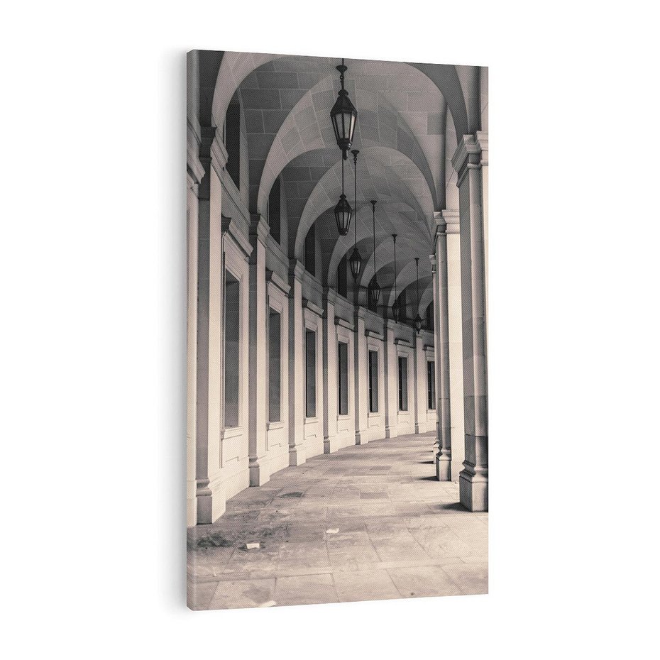 Obraz na płótnie 50x70 - Kolumny Elegancji - architektura, kolumny