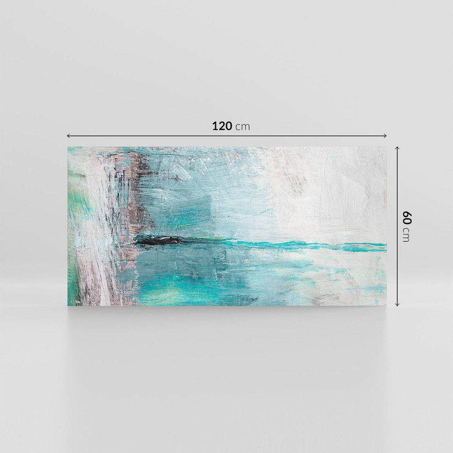 Obraz na płótnie 120x60 - Odbicie utraconych barw - abstrakcja, niepokój