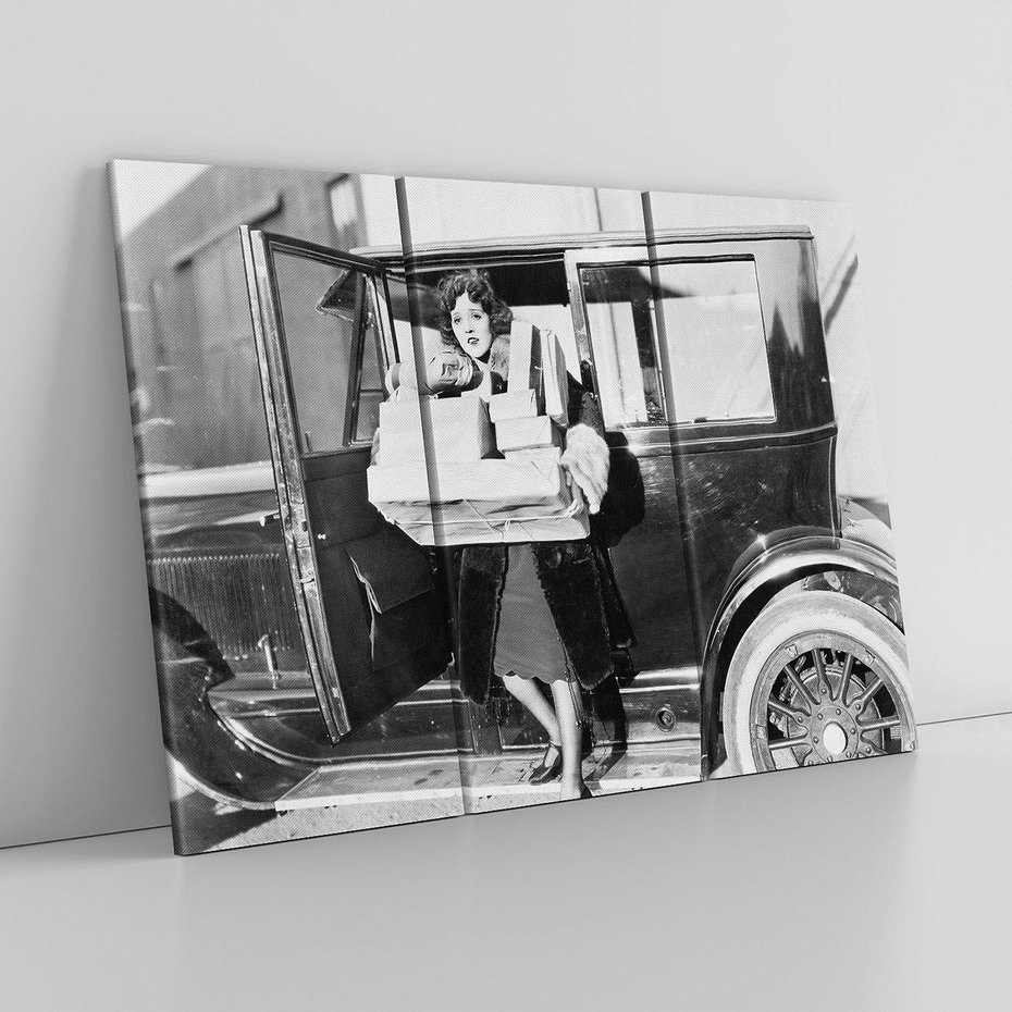 Obraz na płótnie 120x80 - Nostalgiczna Podróż - fotografia vintage, lata 30