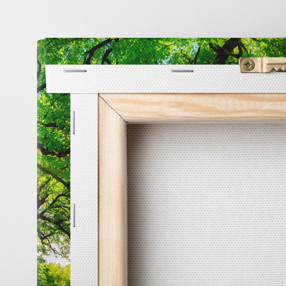 Obraz na płótnie 120x80 - Natura w pełnym rozkwicie - drzewo, niebo