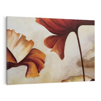 Obraz na płótnie 120x80 - Sztuka Kwiatów - kwiaty, sztuka