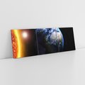 Obraz na płótnie 120x40 - Piękno Ziemi - kosmos, ziemia
