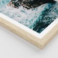 Plakat w ramie 30x40 - Siła Natury - morze, skały - rama drewno