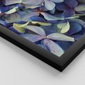Zestaw obrazy w ramie 40x50 galeria - Suche, kwiaty, hortensje, boho - rama czarna