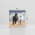 Obraz na płótnie 30x30 - Siła koni w galopie - konie, galop