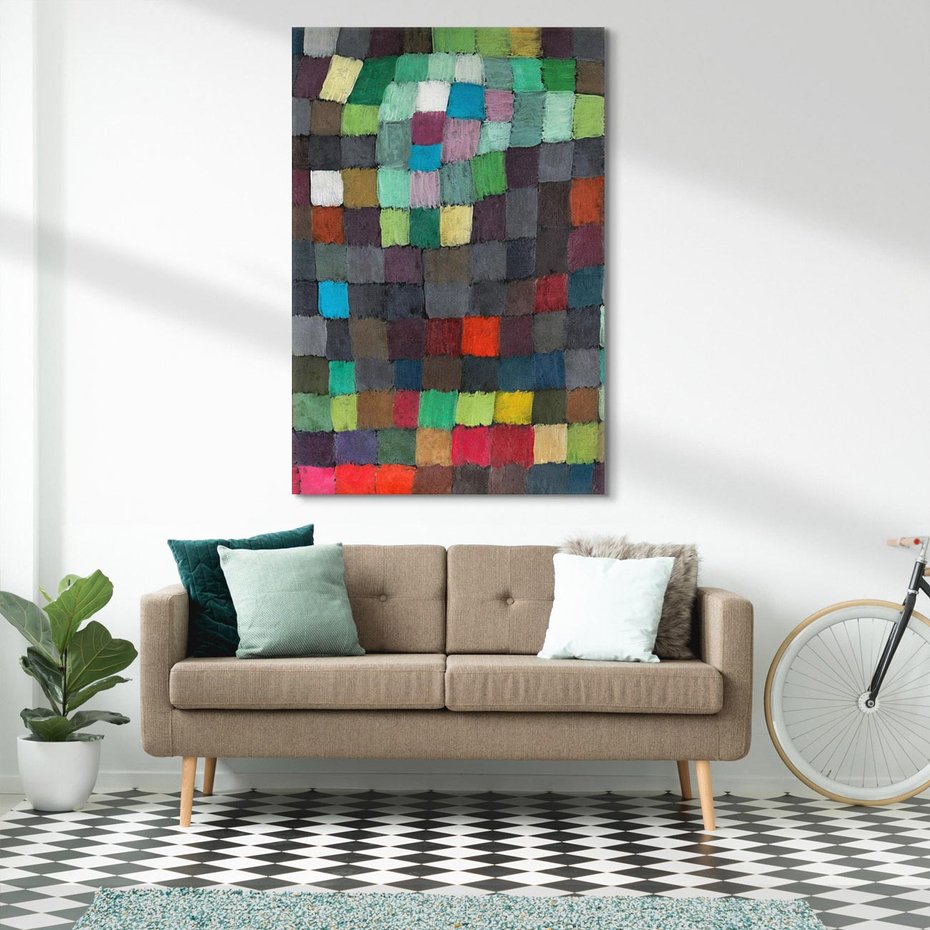 Obraz na płótnie 80x120 - May Picture 1925, Paul Klee - Reprodukcja - reprodukcja, obraz na płótnie