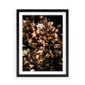 Plakat w ramie 50x70 - Sucha Kompozycja Kwiatów - suche kwiaty hortensji - rama czarna