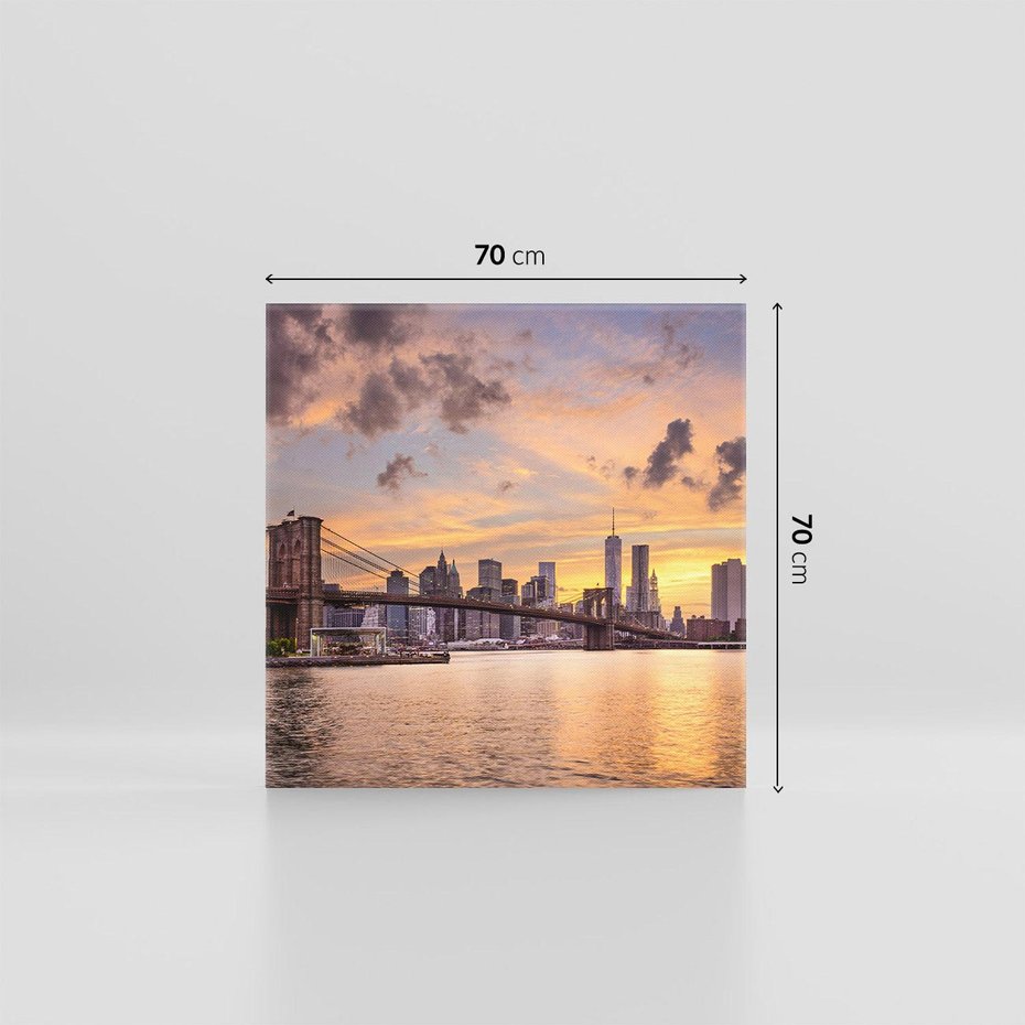 Obraz na płótnie 70x70 - Nowy Jork: Miasto niekończących się możliwości - Nowy Jork, USA