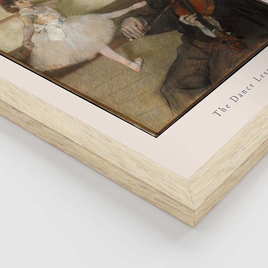 Zestaw obrazy w ramie 50x70 galeria - Degas, impresjonizm, baletnice - rama drewno