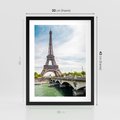 Plakat w ramie 30x40 - Ikona Romantyzmu - Eiffla, Francja - rama czarna