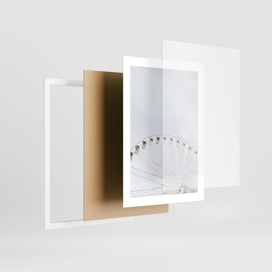Plakat w ramie 30x40 - Karuzela Młyńska: Nostalgiczne Koło - młyńskie koło, karuzela - rama biała