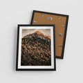 Plakat w ramie 40x50 - Jesienna Godzina w Górach - góry, las w górach - rama czarna