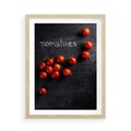 Plakat w ramie 50x70 - Świeżość Smaku - pomidory, kuchnia - rama drewno