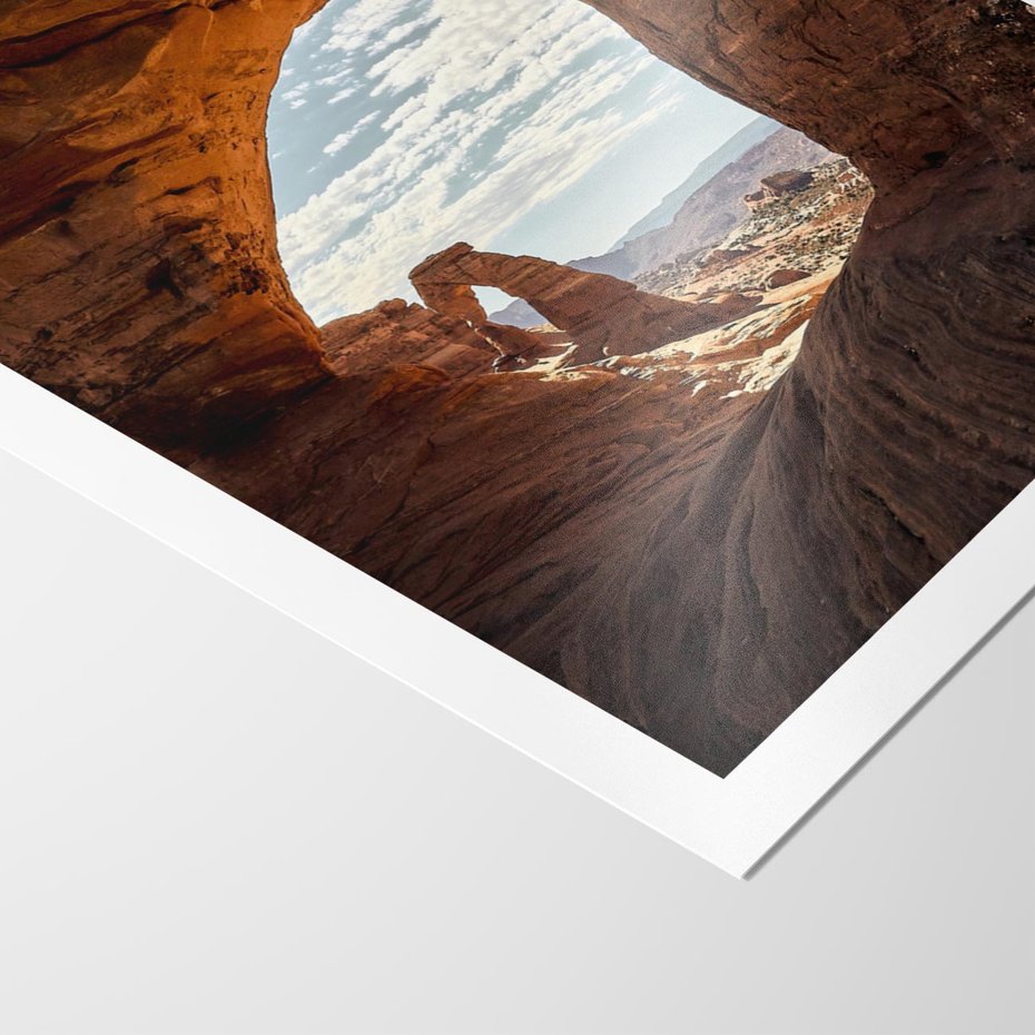 Plakat bez ramy 21x30 - Magia pustynnego kanionu - pustynia, kanion