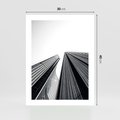 Plakat bez ramy 30x40 - Monochromatyczna Wizja - architektura, wysoki wieżowiec