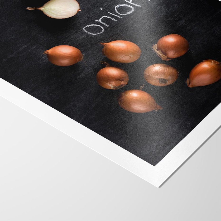 Plakat bez ramy 30x40 - Aromatyczne Inspiracje - cebula, kuchnia