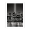 Plakat bez ramy 21x30 - Miasto ożywione nocą - miasto, noc