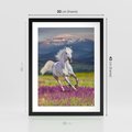 Plakat w ramie 30x40 - Koń Góry: Spotkanie z Wielką Przyrodą - koń, góry - rama czarna
