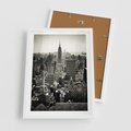 Plakat w ramie 50x70 - Dusza wielkiego miasta - Manhattan, Nowy Jork - rama biała