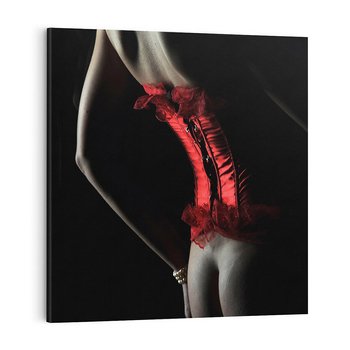 Obraz na płótnie 30x30 - Piękno i Siła - akt, kobieta