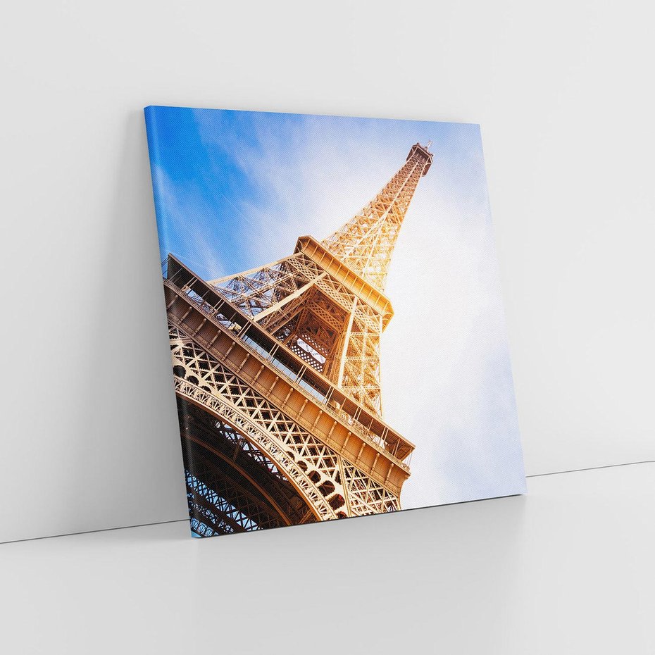 Obraz na płótnie 50x50 - Eiffla - ikona Paryża - Eiffla, Paryż