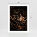 Plakat bez ramy 30x40 - Jesienna Melodia - suche trawy, paprocie