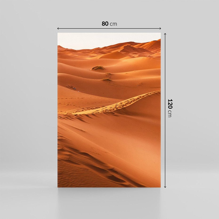 Obraz na płótnie 80x120 - Pustynny krajobraz - pustynia