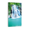 Obraz na płótnie 70x100 - Tajlandia: wodospad w zielonym lesie - Tajlandia, wodospad