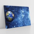 Obraz na płótnie 120x80 - Kosmiczne podróże na Ziemię - kosmos, ziemia